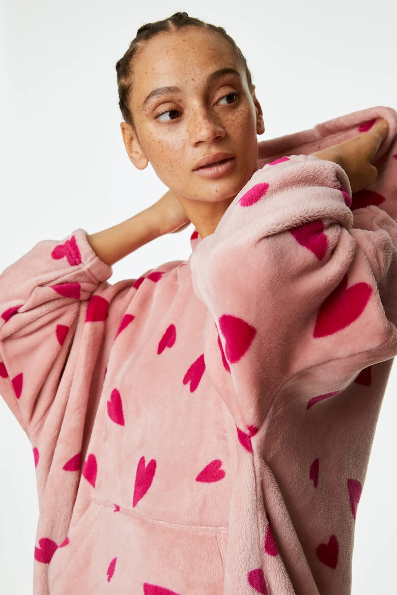 Marks  Spencer Домашно худи със сърцевидна шарка - Pepit.bg