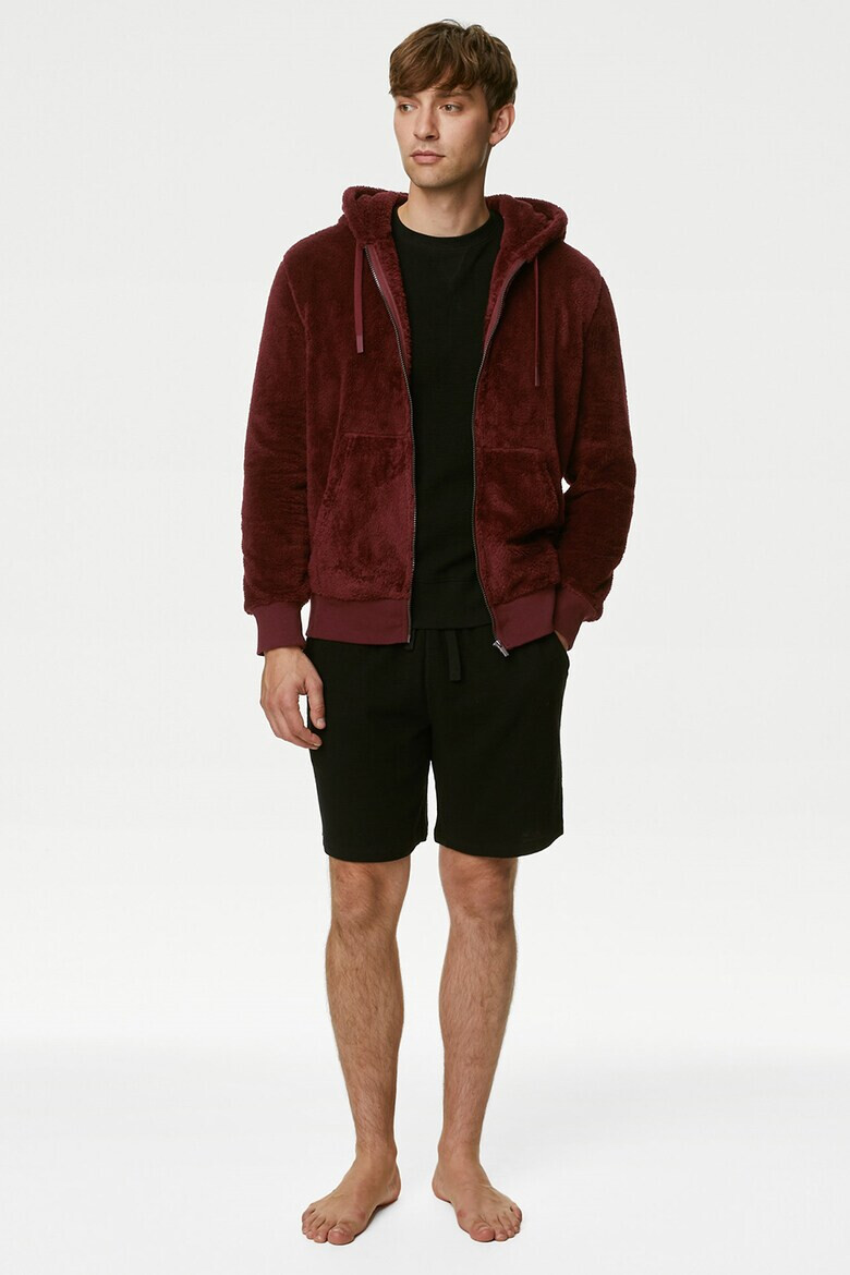 Marks  Spencer Домашно мъхесто худи с цип - Pepit.bg