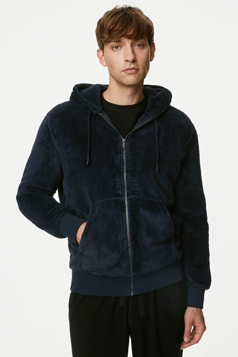 Marks  Spencer Домашно мъхесто худи с цип - Pepit.bg