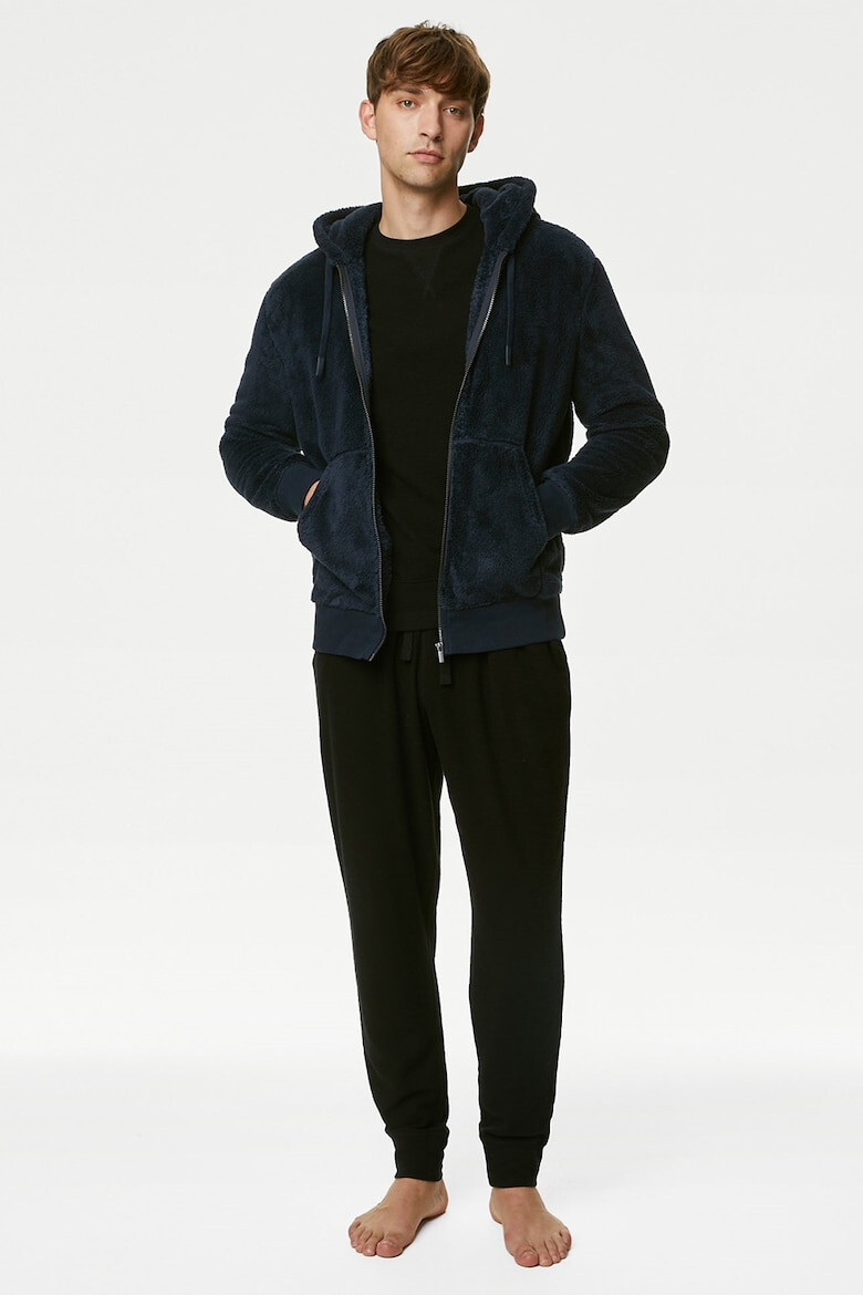 Marks  Spencer Домашно мъхесто худи с цип - Pepit.bg