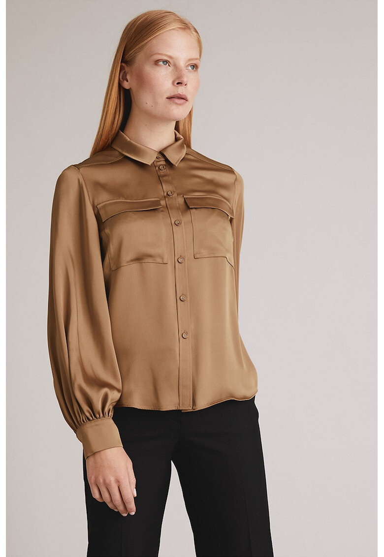 Marks & Spencer Ефирна сатинирана риза - Pepit.bg