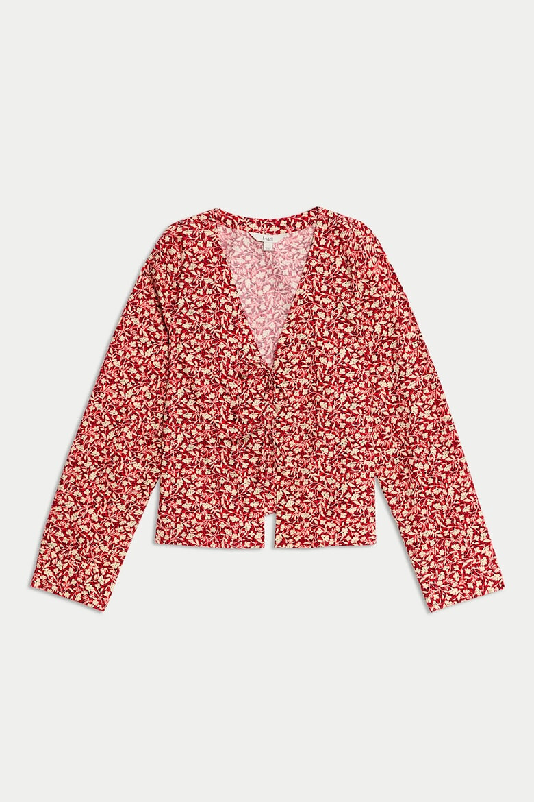 Marks  Spencer Флорална риза с връзки - Pepit.bg