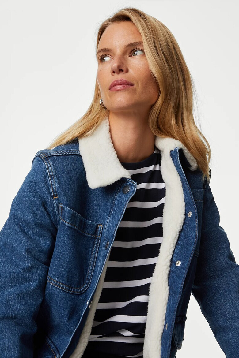 Marks  Spencer Яке с лиосел и еко кожа - Pepit.bg