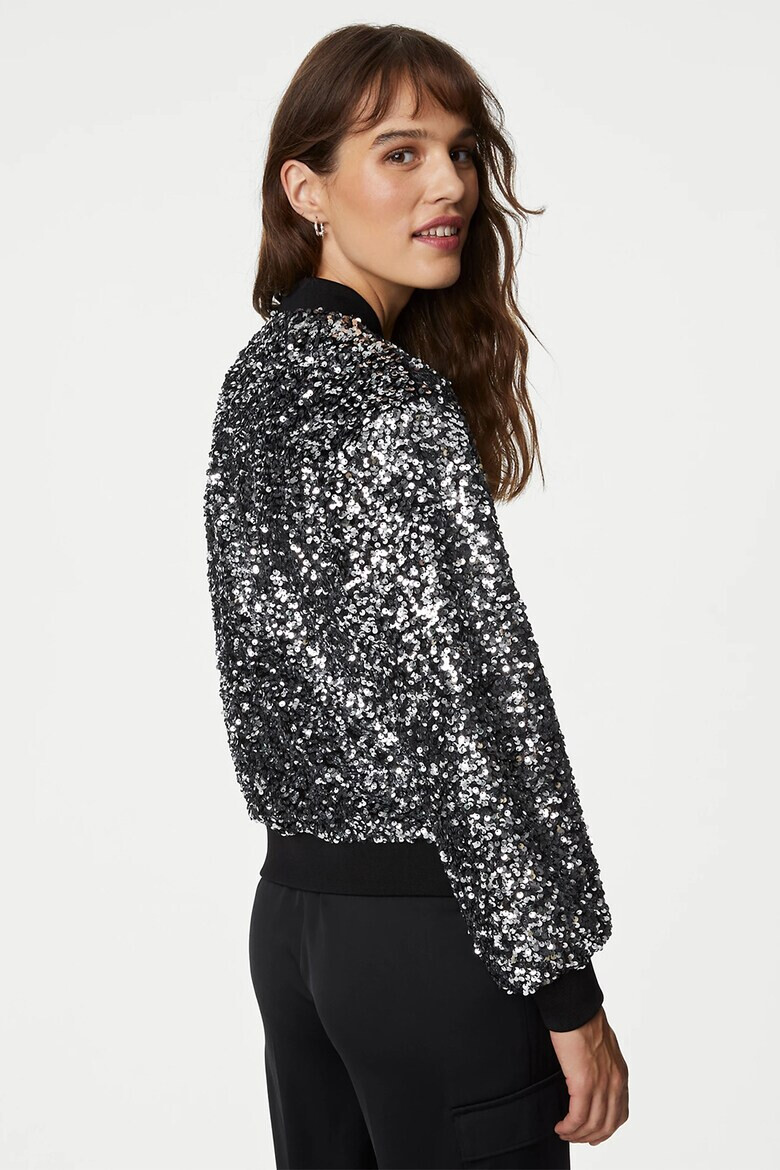Marks  Spencer Яке с цип и пайети - Pepit.bg