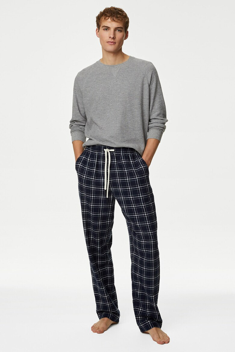 Marks  Spencer Карирана долна пижама - Pepit.bg