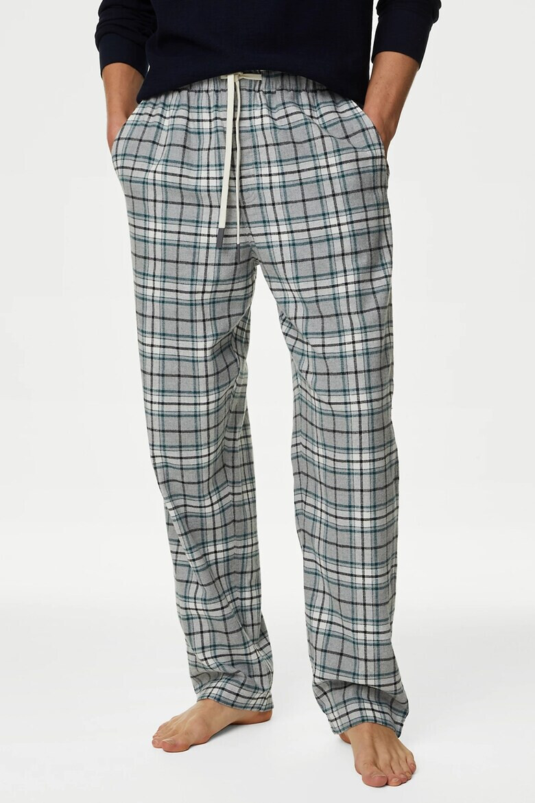 Marks  Spencer Карирана долна пижама - Pepit.bg