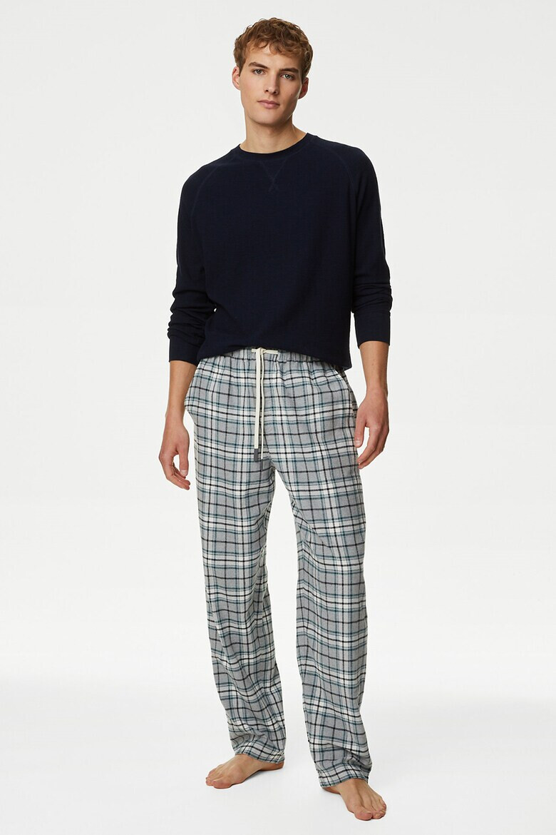 Marks  Spencer Карирана долна пижама - Pepit.bg