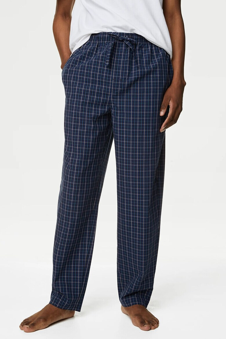 Marks  Spencer Карирана долна пижама - 2 чифта - Pepit.bg