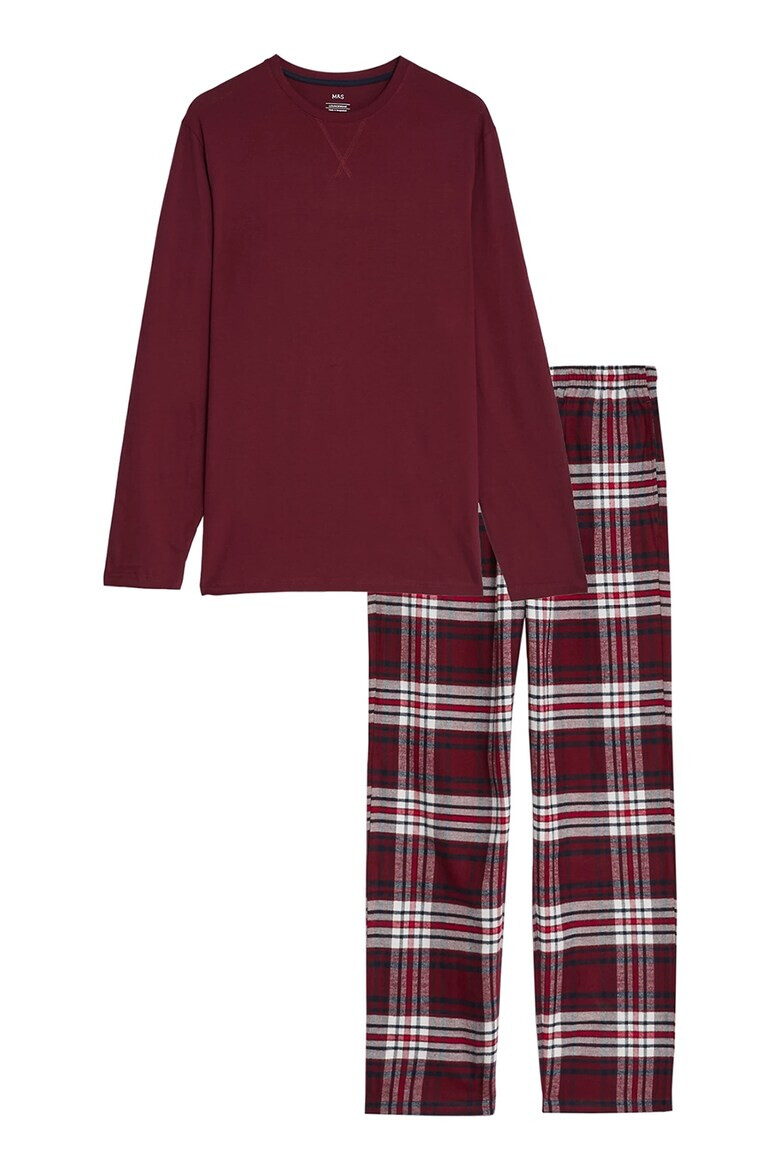 Marks  Spencer Карирана пижама - Pepit.bg
