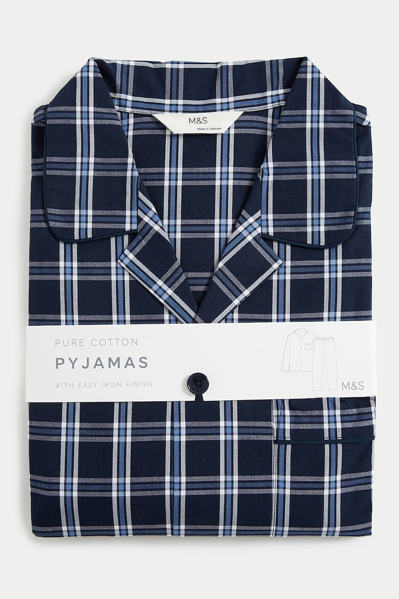 Marks  Spencer Карирана пижама - Pepit.bg