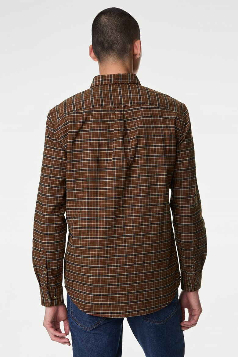 Marks  Spencer Карирана риза с джоб - Pepit.bg