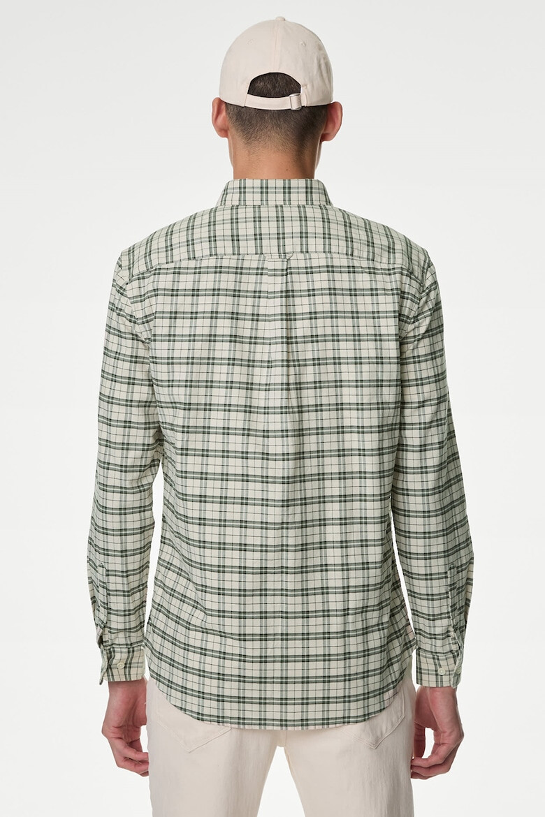 Marks  Spencer Карирана риза с джоб - Pepit.bg