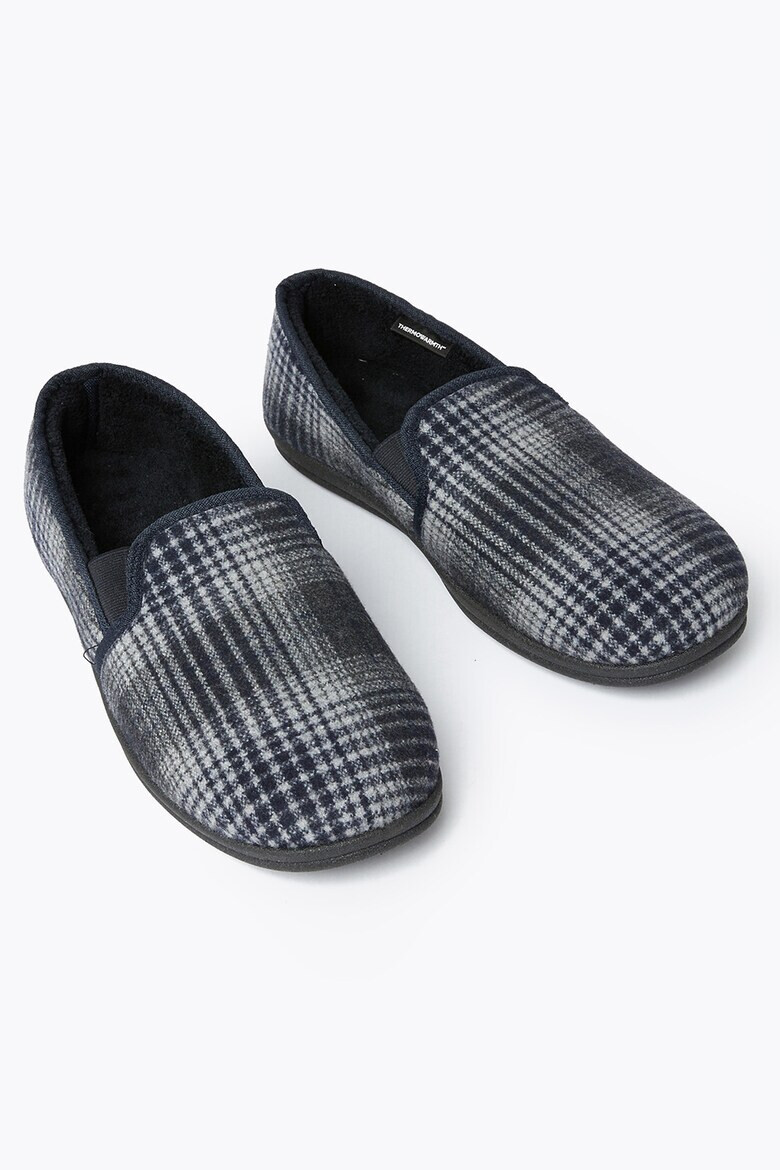 Marks  Spencer Карирани пантофки тип чехли - Pepit.bg