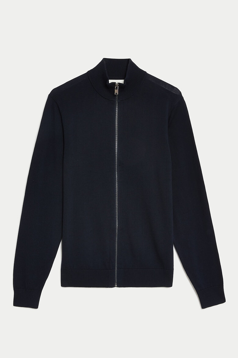 Marks  Spencer Худи с памук с цип - Pepit.bg