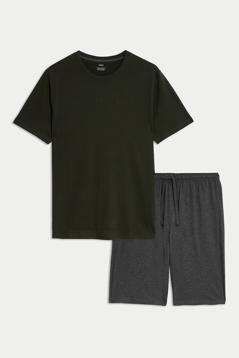 Marks  Spencer Къса памучна пижама - Pepit.bg