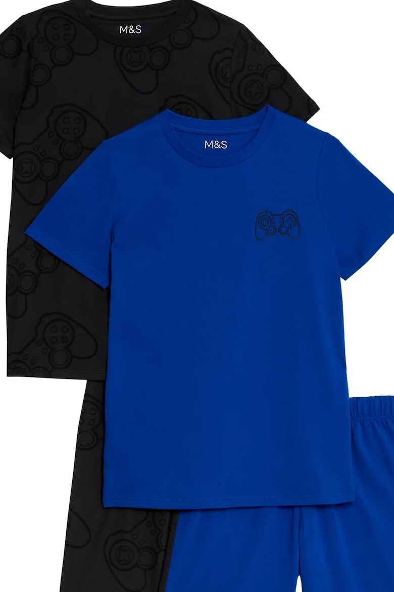 Marks  Spencer Къса пижама - 2 чифта - Pepit.bg