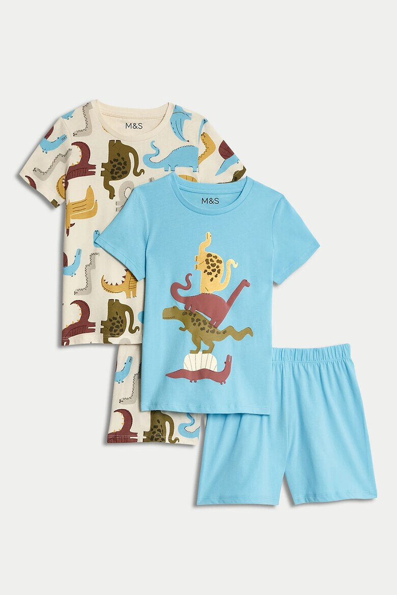 Marks  Spencer Къса пижама - 2 чифта - Pepit.bg