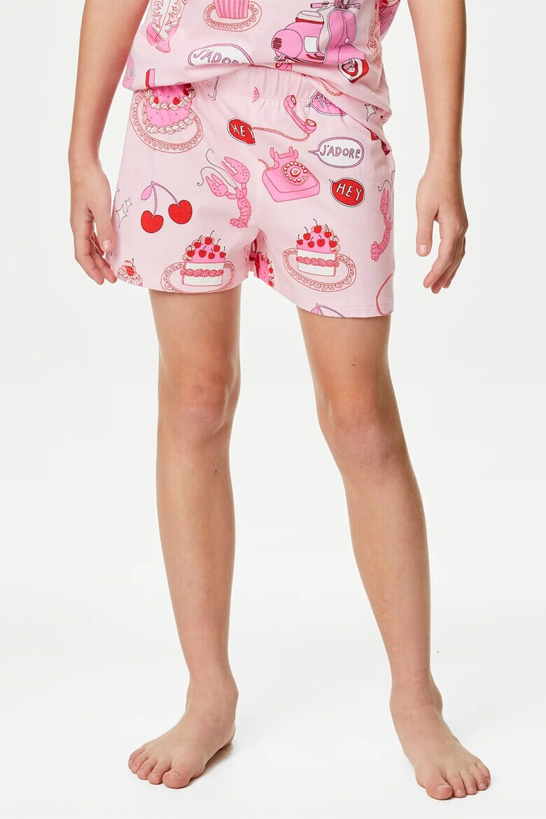 Marks & Spencer Къса пижама с фигурална шарка - Pepit.bg