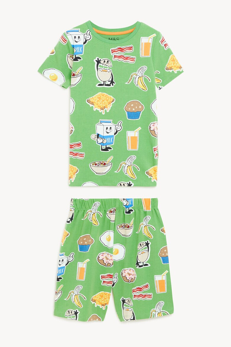 Marks & Spencer Къса пижама с шарки - Pepit.bg