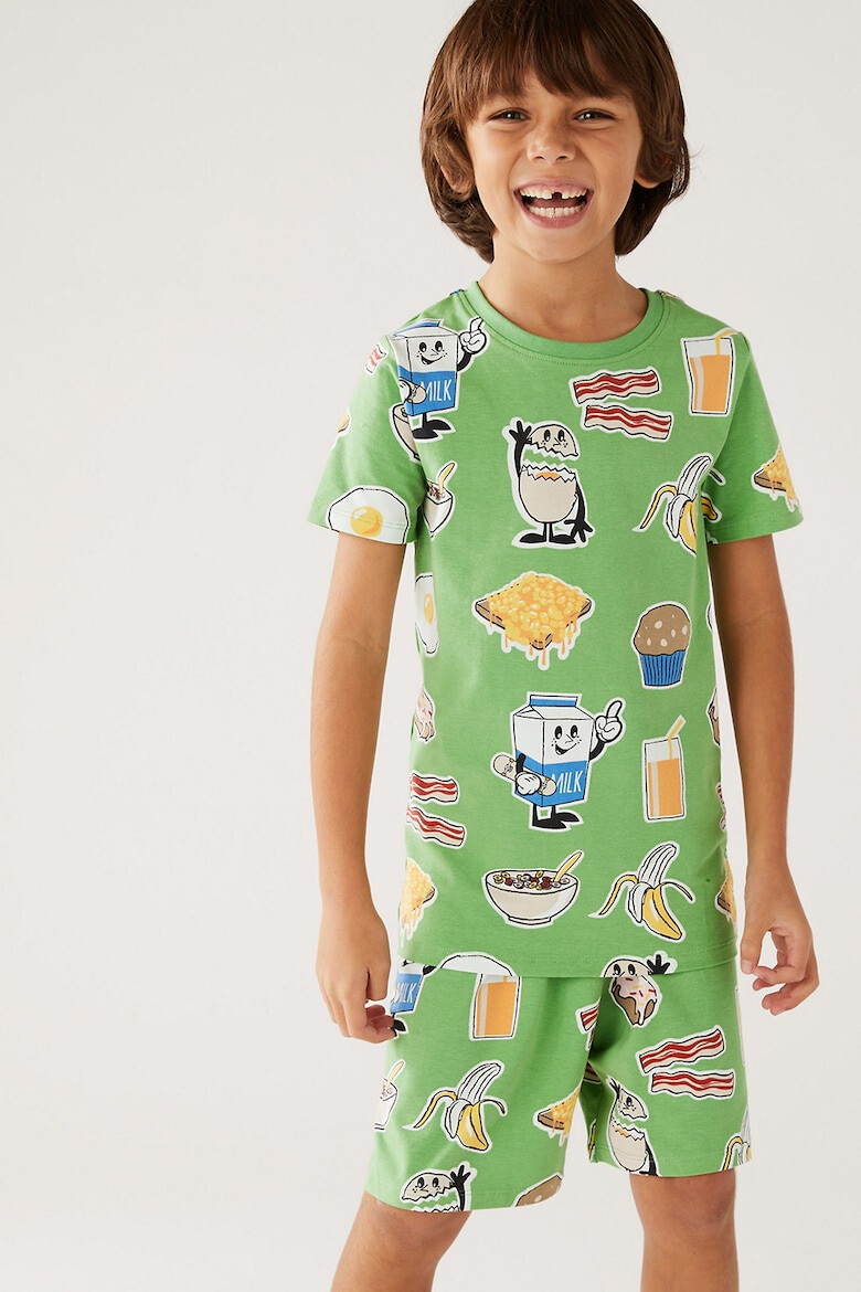 Marks & Spencer Къса пижама с шарки - Pepit.bg