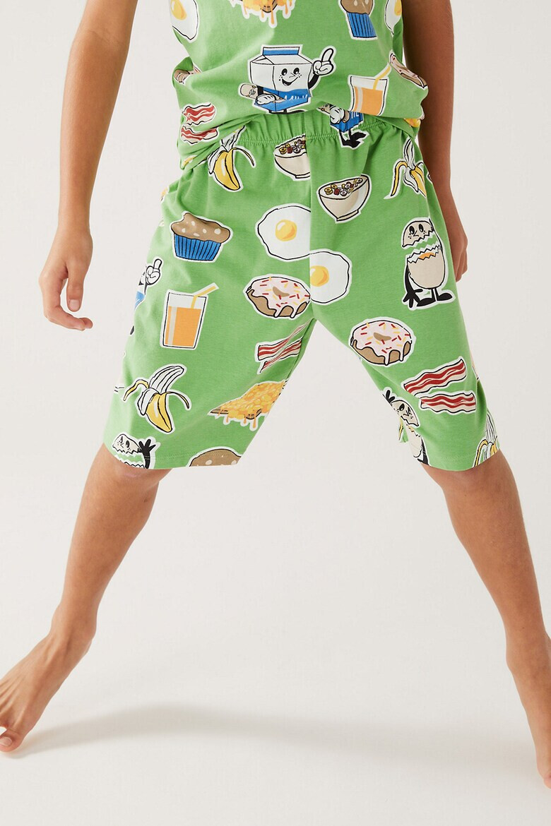 Marks & Spencer Къса пижама с шарки - Pepit.bg