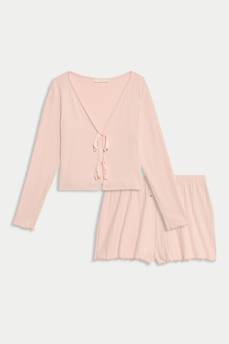 Marks  Spencer Къса пижама с шпиц - Pepit.bg