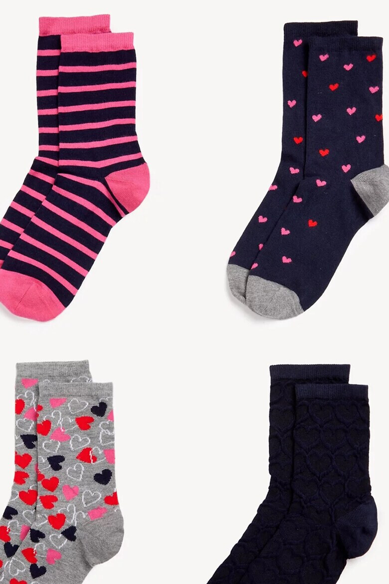Marks & Spencer Къси чорапи - 4 чифта - Pepit.bg