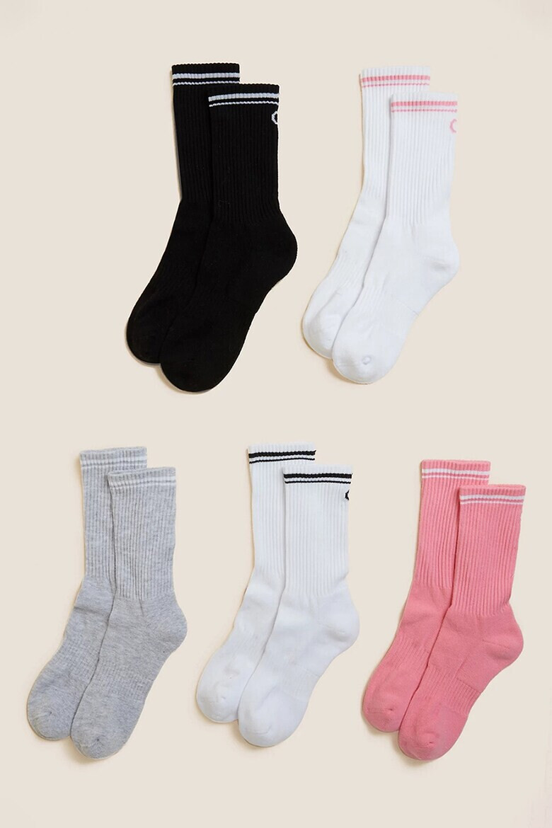 Marks  Spencer Къси чорапи - 5 чифта - Pepit.bg