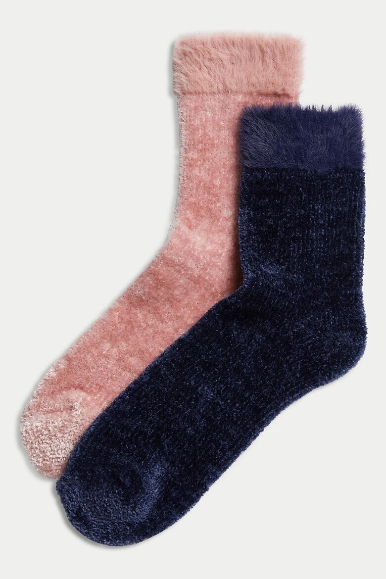 Marks & Spencer Къси мъхести чорапи - 2 чифта - Pepit.bg