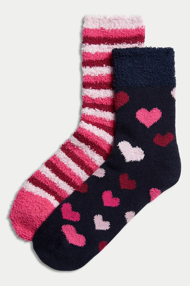 Marks & Spencer Къси мъхести чорапи - 2 чифта - Pepit.bg