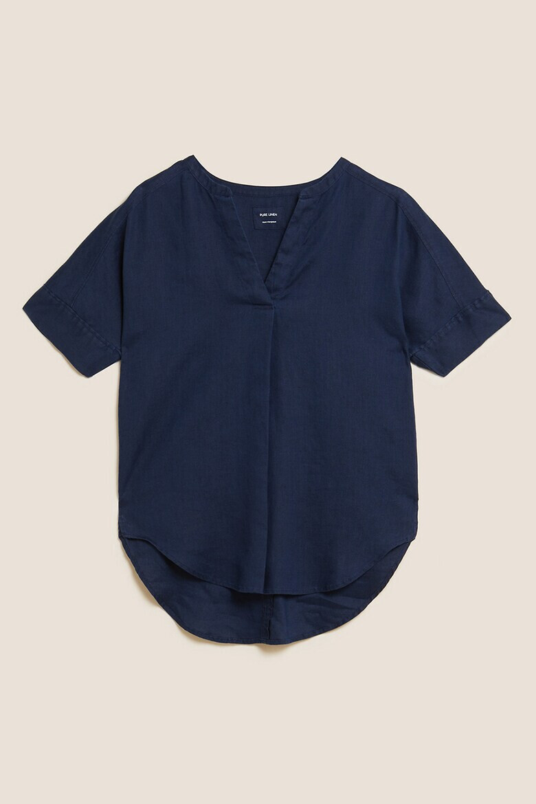 Marks  Spencer Ленена блуза тип туника - Pepit.bg