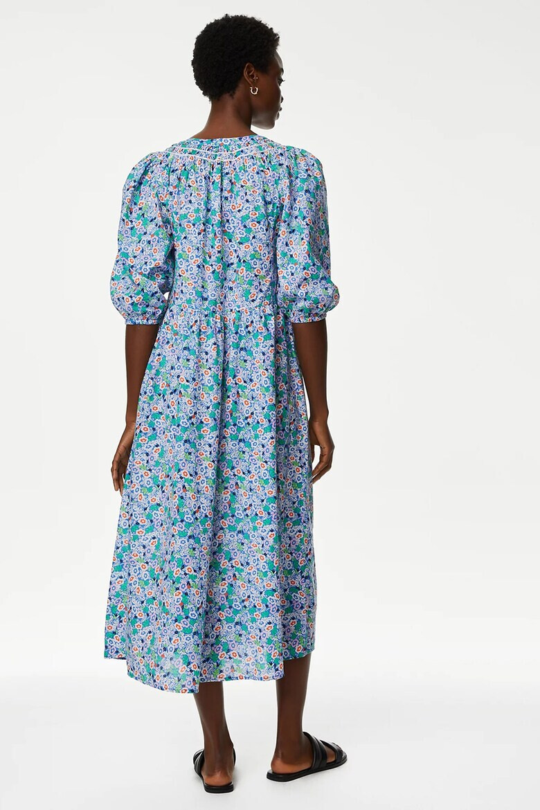 Marks  Spencer Миди флорална рокля - Pepit.bg
