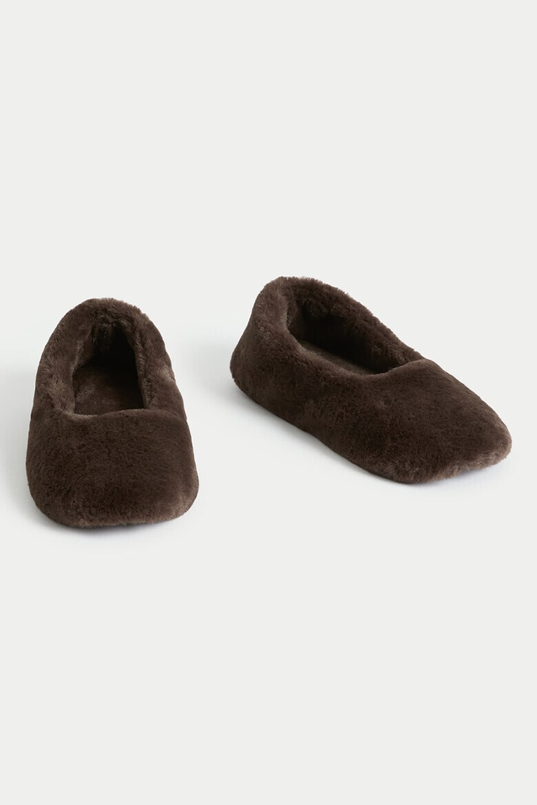 Marks  Spencer Мъхести домашни пантофи - Pepit.bg