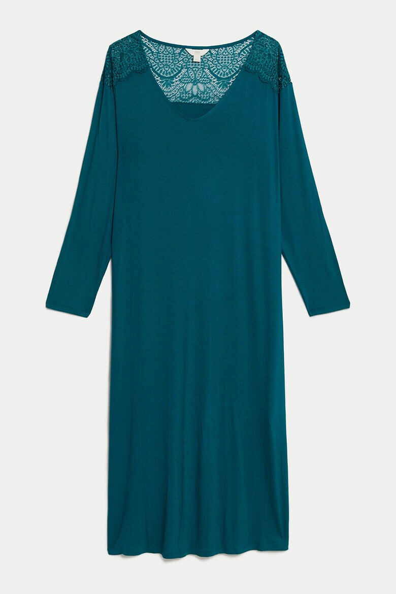 Marks  Spencer Нощница с дантела Body Soft™ - Pepit.bg