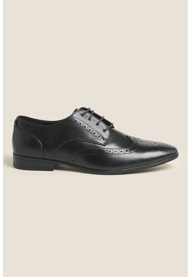 Marks & Spencer Обувки Derby от еко кожа - Pepit.bg