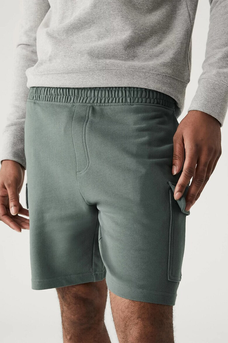 Marks  Spencer Памучен къс панталон карго - Pepit.bg