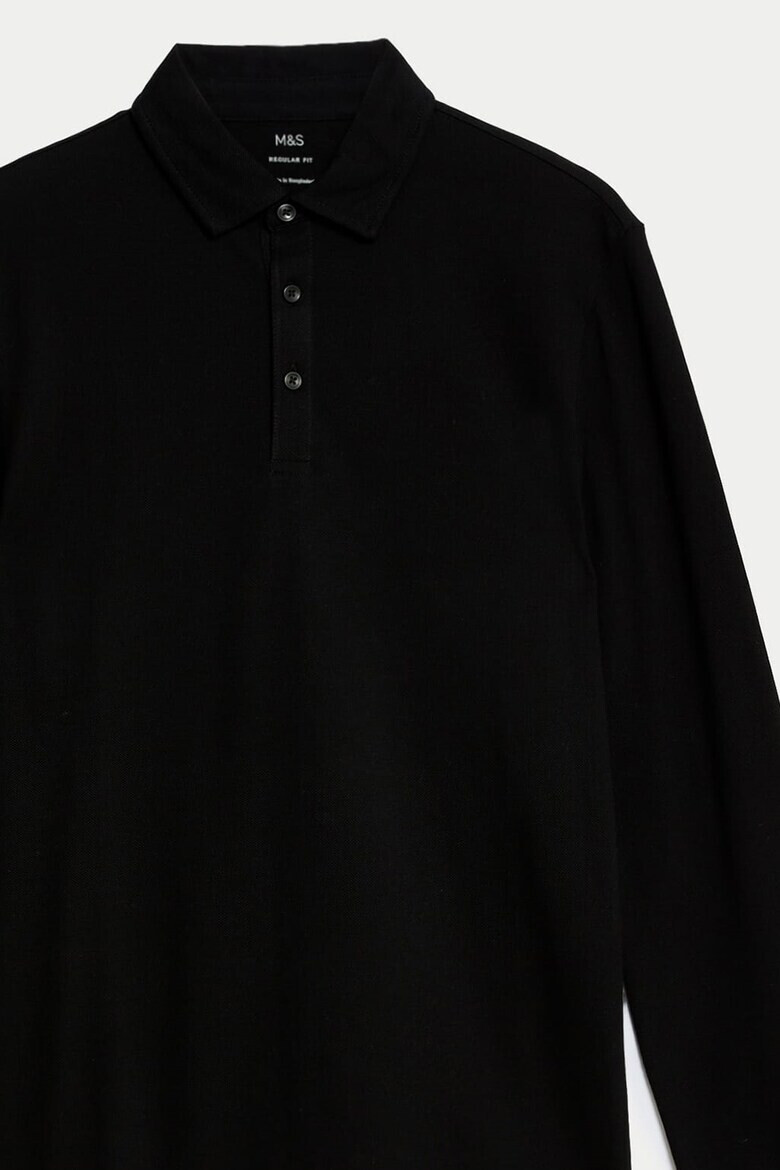 Marks  Spencer Памучна блуза с яка - Pepit.bg