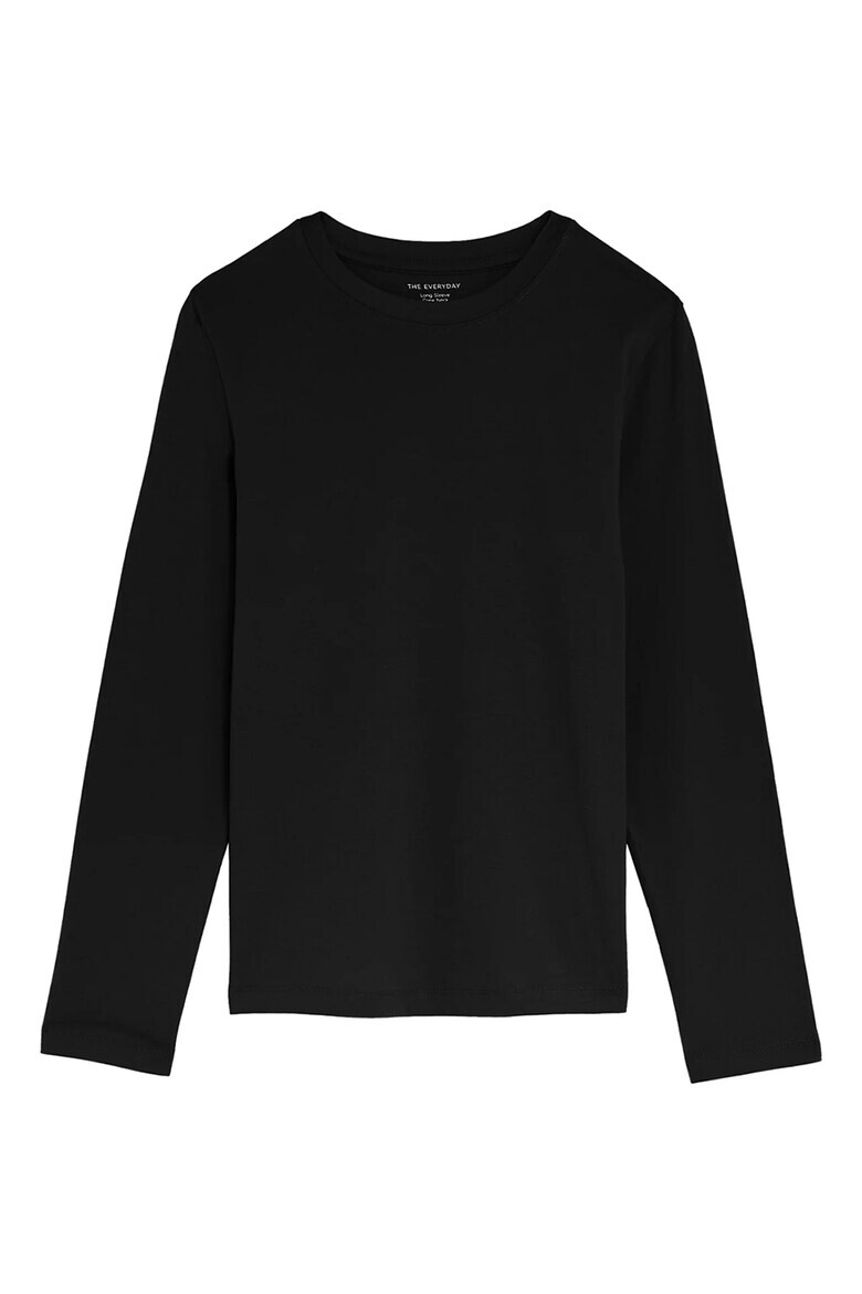 Marks & Spencer Памучна блуза с овално деколте - Pepit.bg