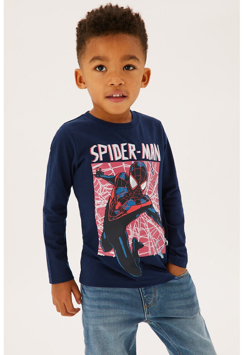 Marks & Spencer Памучна блуза с щампа на Spider-Man™ - Pepit.bg