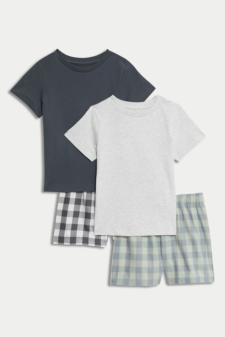 Marks  Spencer Памучна пижама - 2 чифта - Pepit.bg