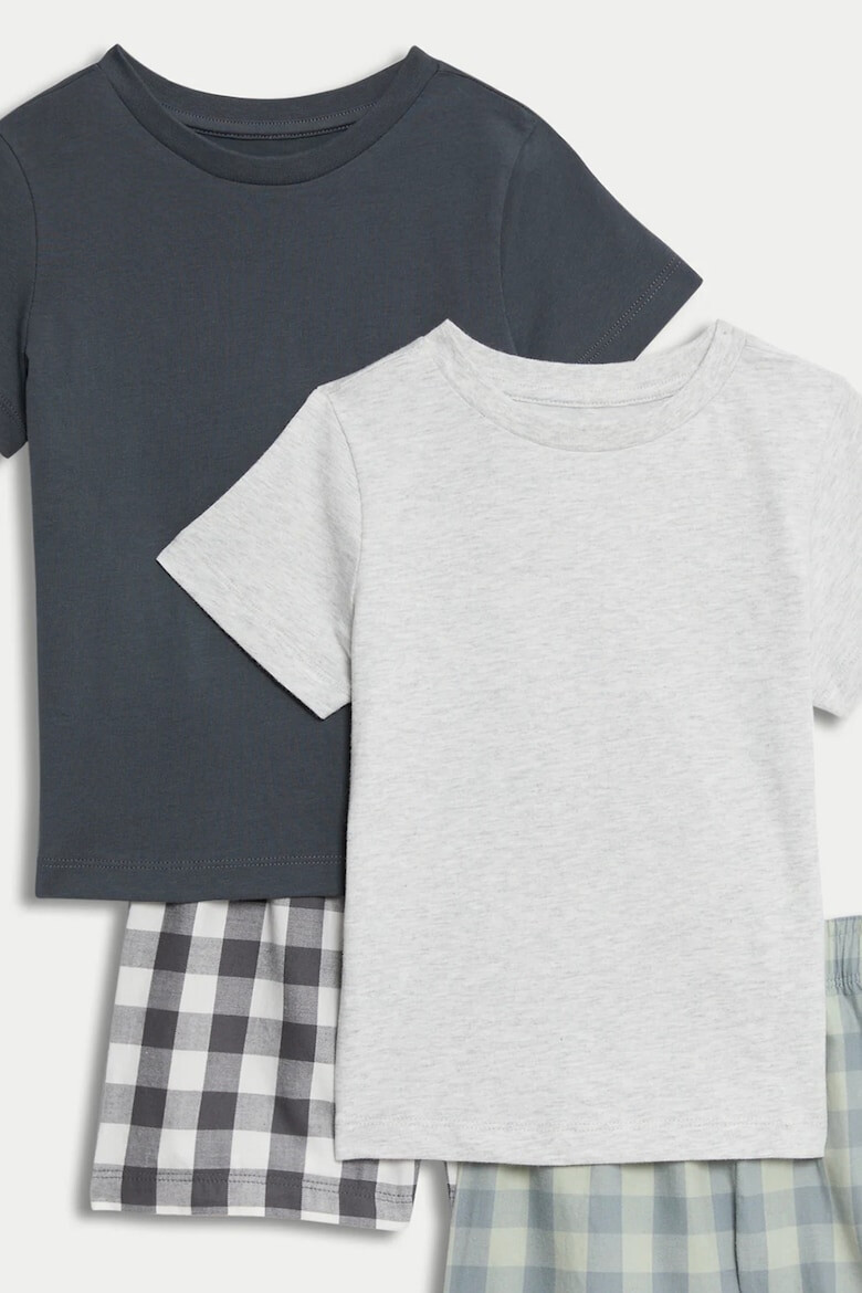 Marks  Spencer Памучна пижама - 2 чифта - Pepit.bg
