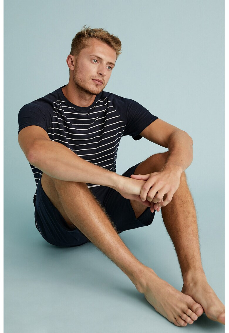 Marks & Spencer Памучна пижама на райе - Pepit.bg