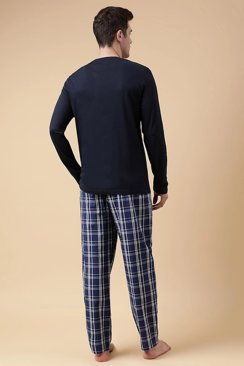 Marks  Spencer Памучна пижама с шарки - Pepit.bg