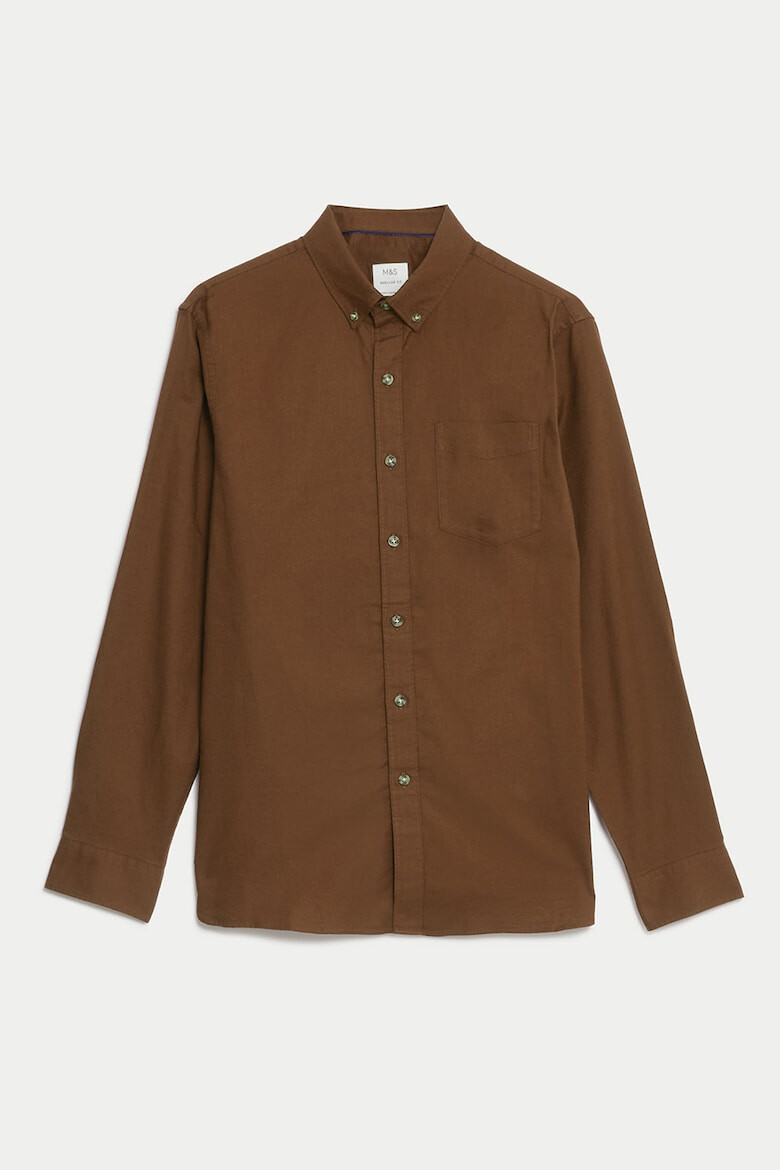 Marks  Spencer Памучна риза Oxford - Pepit.bg