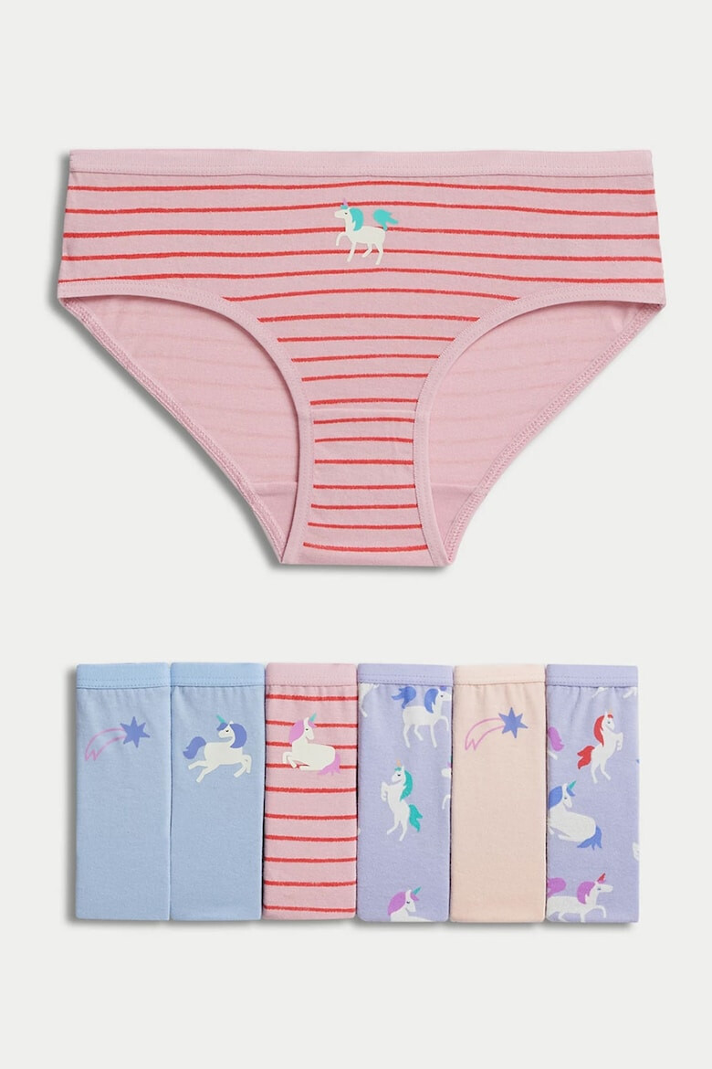 Marks & Spencer Памучни бикини 6 чифта - Pepit.bg