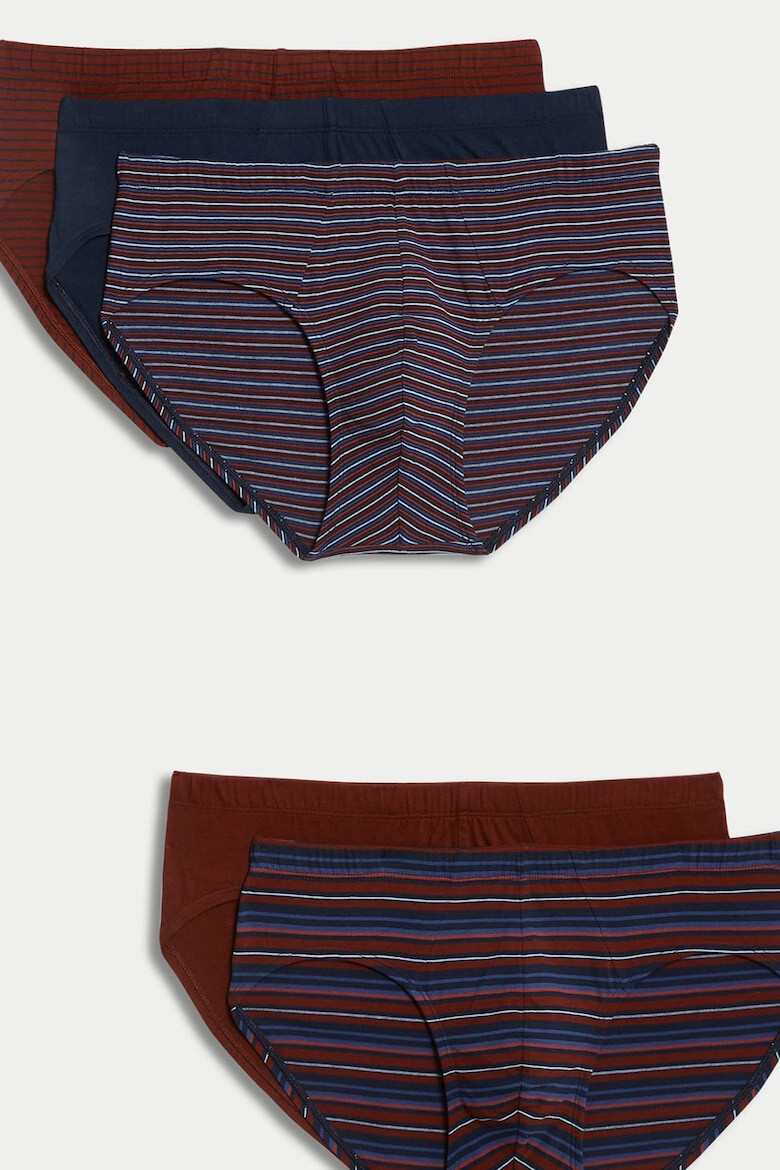 Marks  Spencer Памучни слипове - 5 чифта - Pepit.bg