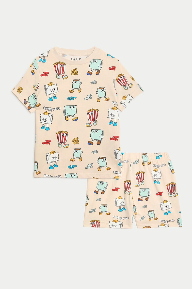 Marks & Spencer Пижама с графична шарка - Pepit.bg
