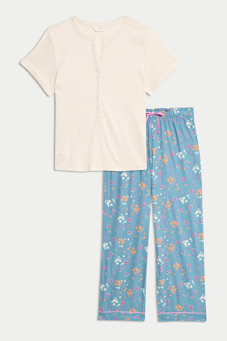 Marks  Spencer Пижама с къси ръкави - Pepit.bg