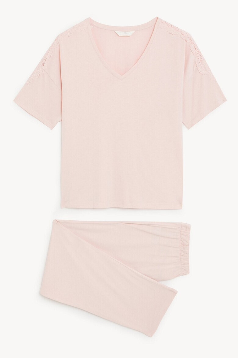 Marks & Spencer Пижама с модал с дантела - Pepit.bg