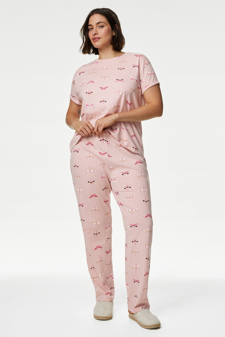 Marks  Spencer Пижама с принт - Pepit.bg